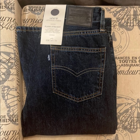 Levi's Denim - Levi's Women’s Dark Blue Jeans Plank Straight